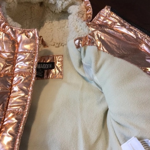 NEW Steve Madden Rose Gold 12 Month Jacket - Picture 2 of 3